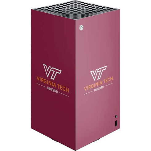 Virginia Tech University Hokiebird XBox Series X Digital Edition Console Skin